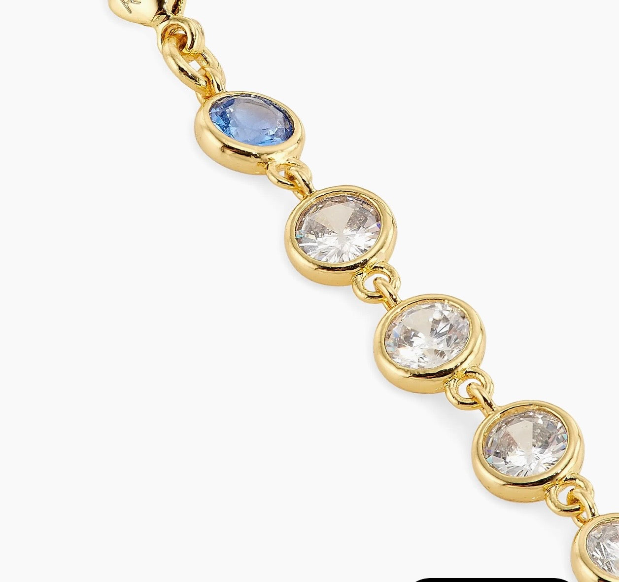 Goldtone & Cubic Zirconia Necklace